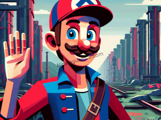 Super Mario saying hello!