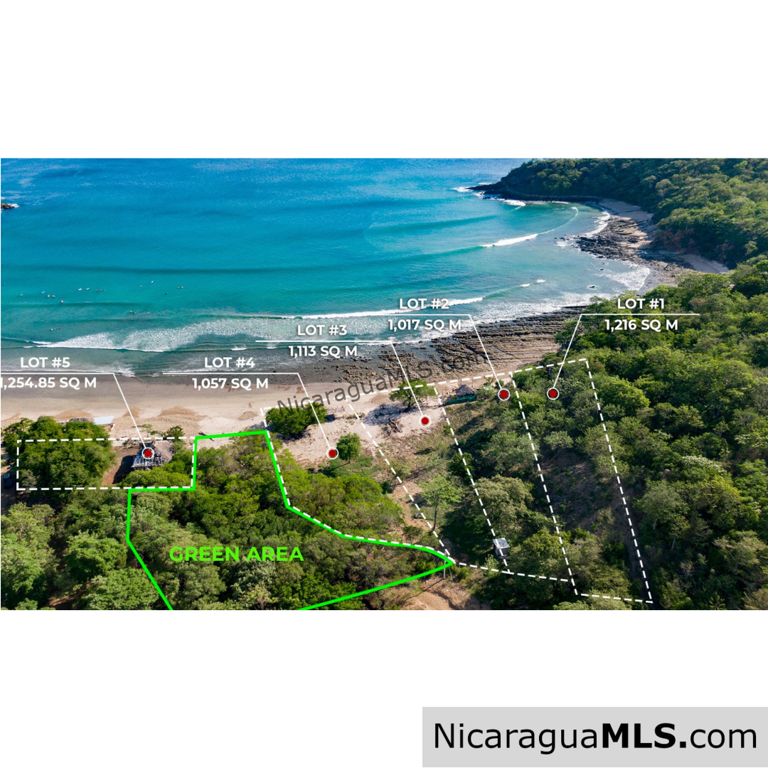 Beachfront Land for Sale located in Playa Remanso San Juan del Sur