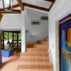 Casa Blu, a hacienda-style home near the beach.