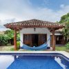 Casa Blu, a hacienda-style home near the beach.