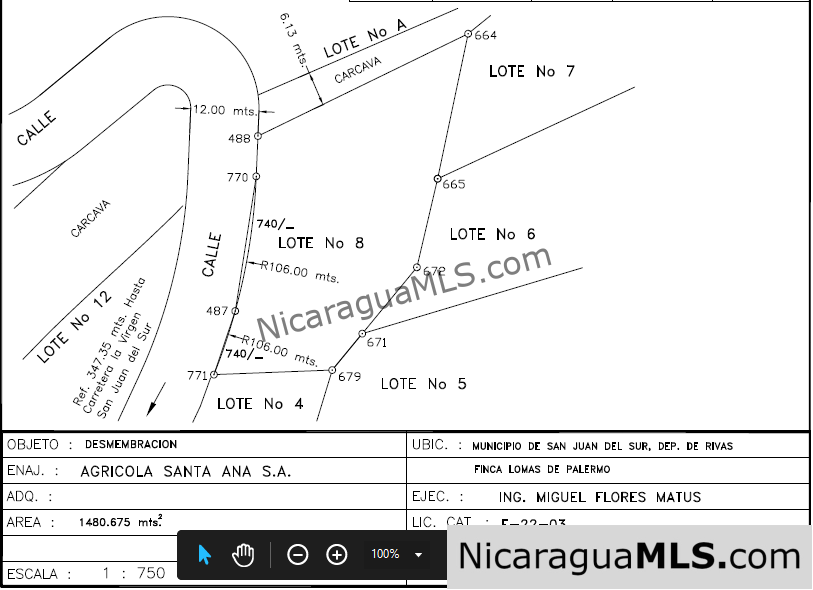 Ocean view lots available in Lomas de Palermo