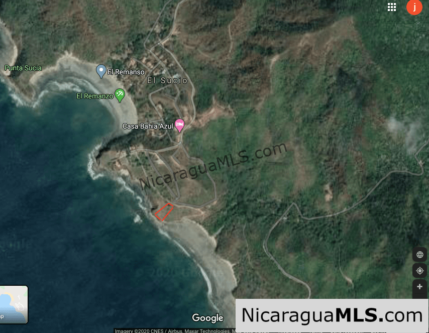 Beachfront lot in Remanso beach, San Juan del Sur-Nicaragua