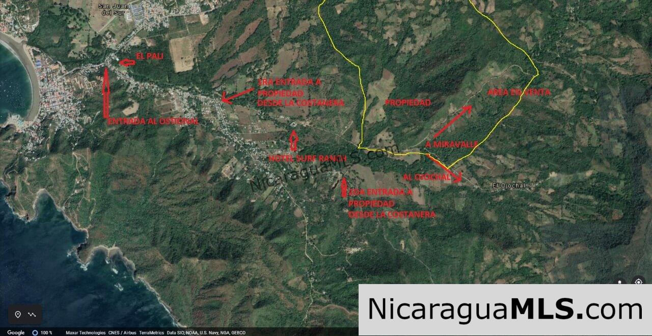 580 acres in el Valle, San Juan del Sur