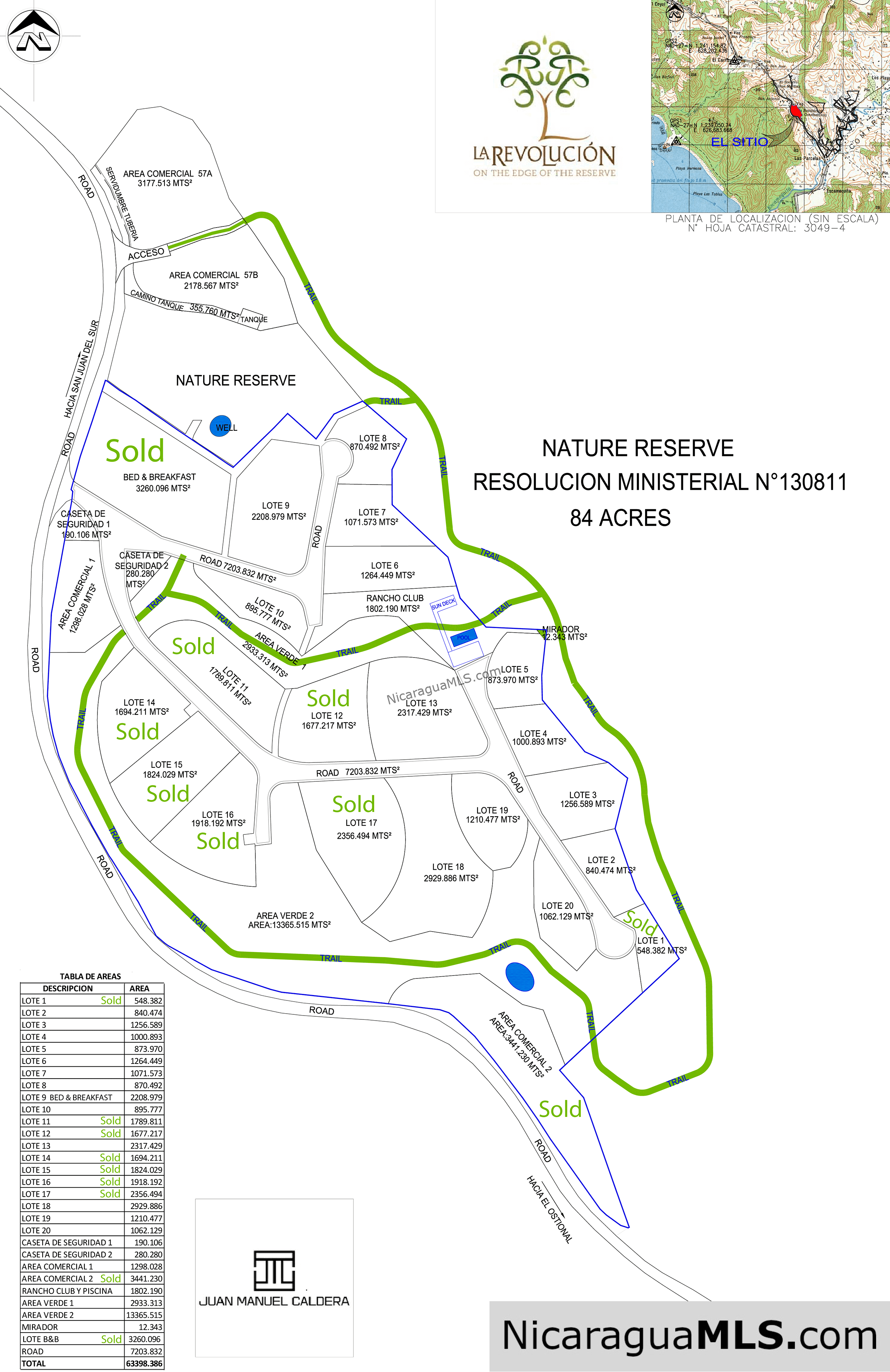 Discounted Lots near Playa Hermosa.