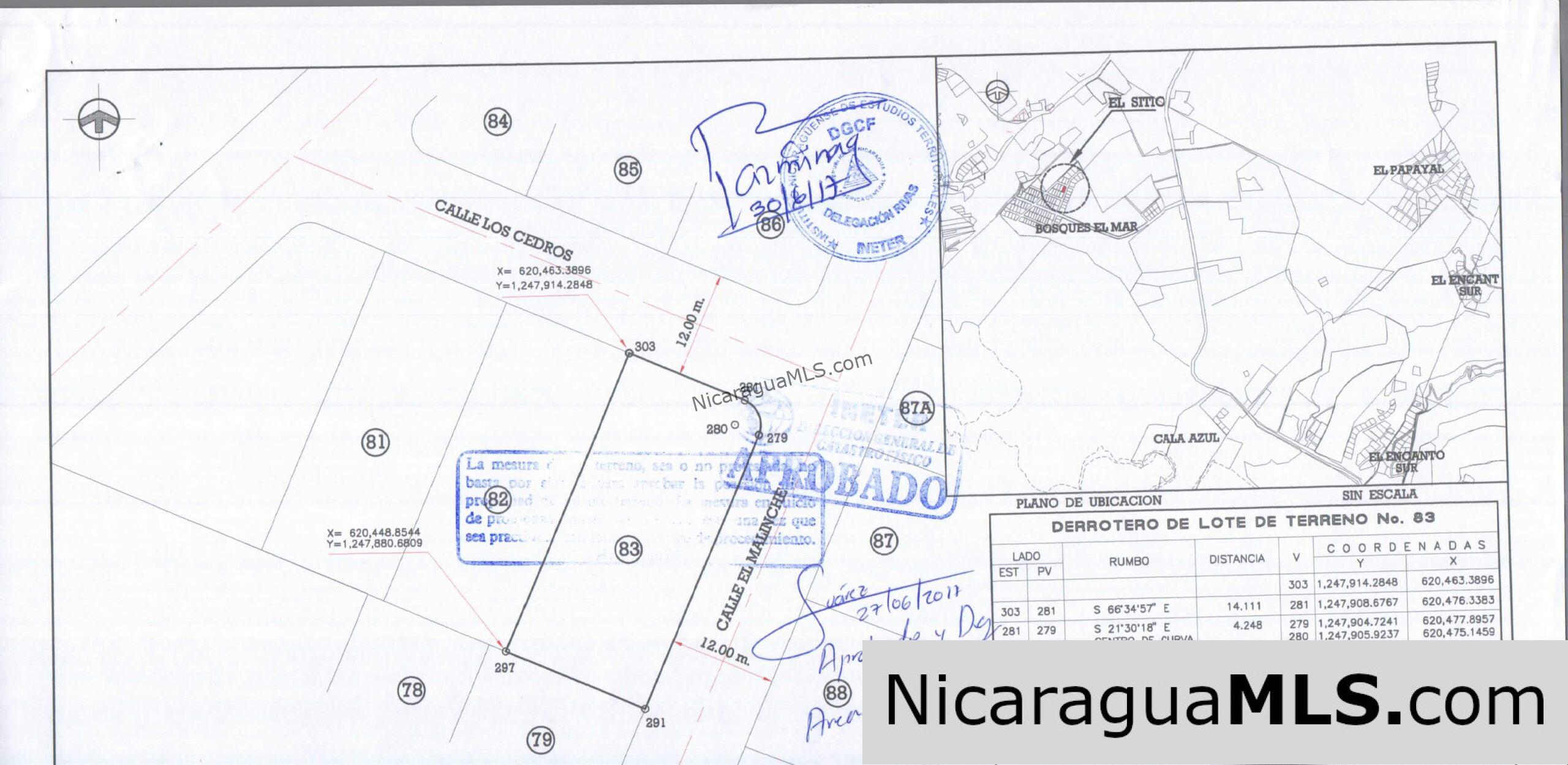 Resale Lot #83 in Bosques del Mar