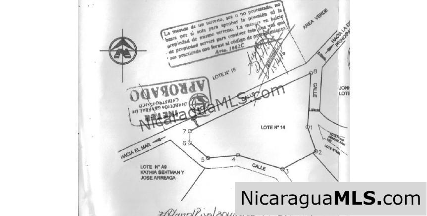 Lot 14 in Pacific Marlin San Juan del Sur