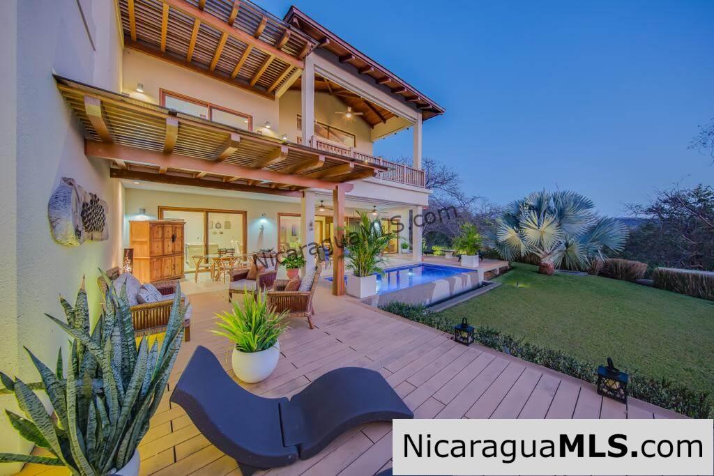Villa 8 Verdemar, a luxurious two-story, 4-bedroom villa with an annex bungalow at the Guacalito Island Resort. Tola, Nicaragua.