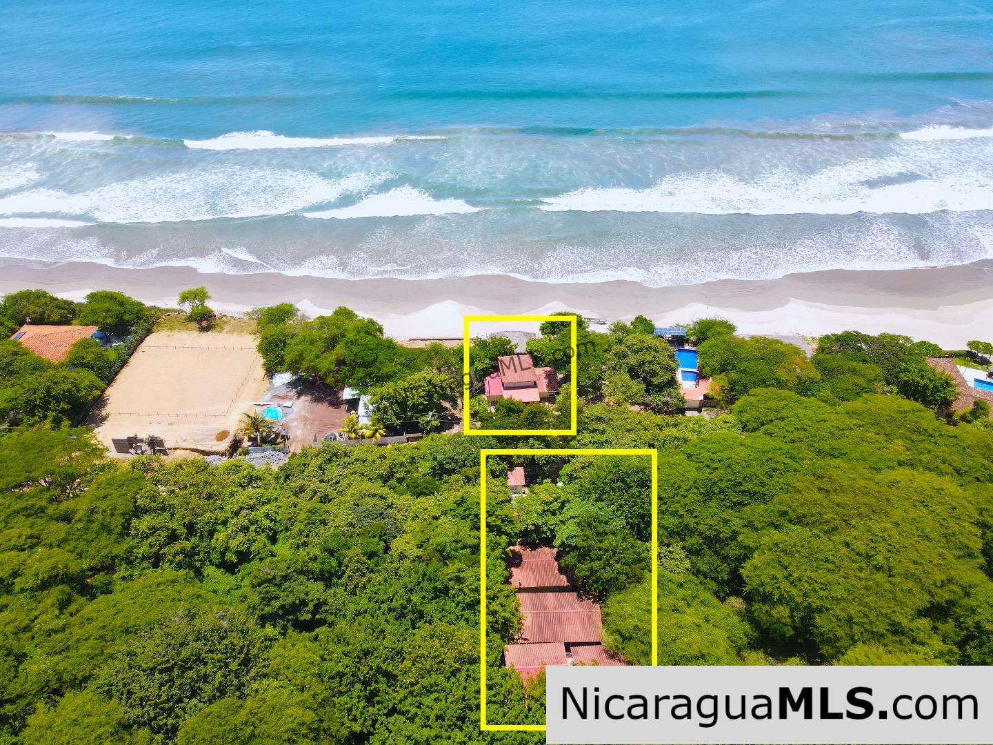 Beachfront House with rental Casitas at Playa Coco