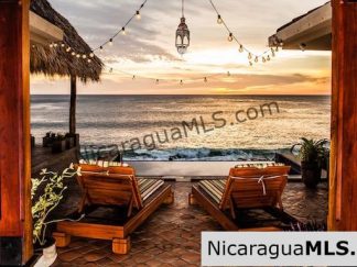 Beach front home just steps to the sand of Rosada Beach at Rancho Santana
