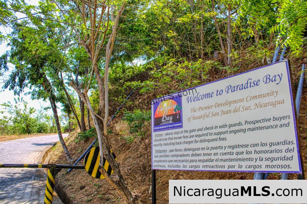 Lot 83 Paradise Bay in San Juan del Sur Nicaragua