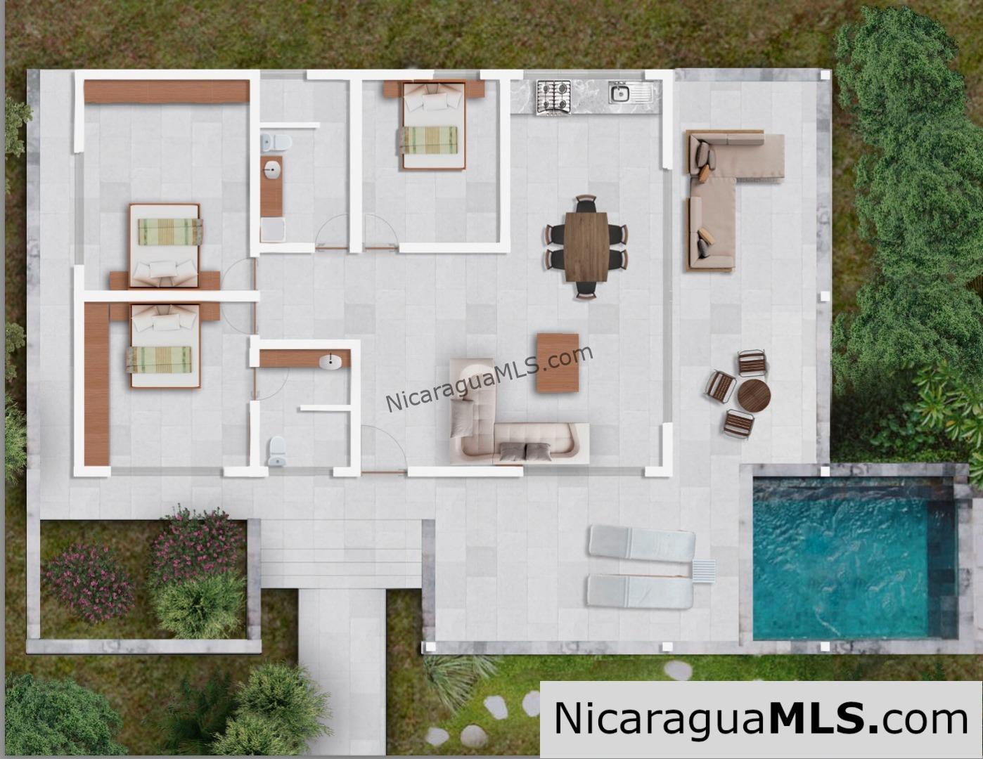 Las Mesas Bungalows with Tree Casa Resort Access at El Encanto del Sur