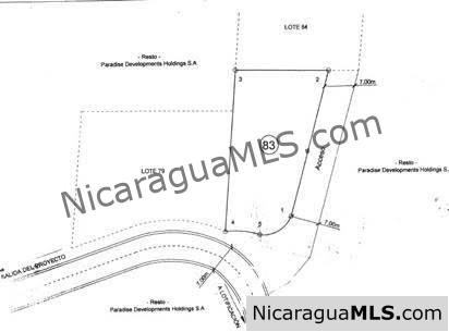 Lot 83 Paradise Bay in San Juan del Sur Nicaragua